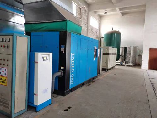 龍工（上海）空壓機余熱回收鍋爐預熱工程